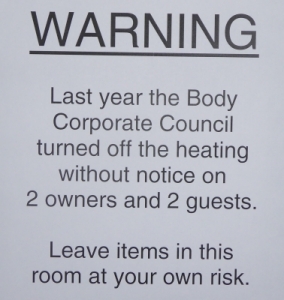 My warning sign